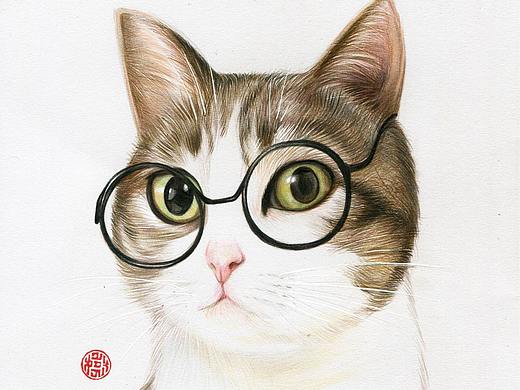 彩铅猫咪瓜皮（个人主页-ZMjQ1MTg2Njg=） - 绘画 - 站酷设计师倩倩swyan原创素材 - 站酷ZCOOL