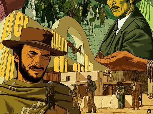 《镖客三部曲》the man with no name