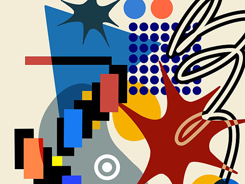 随意画色彩构成