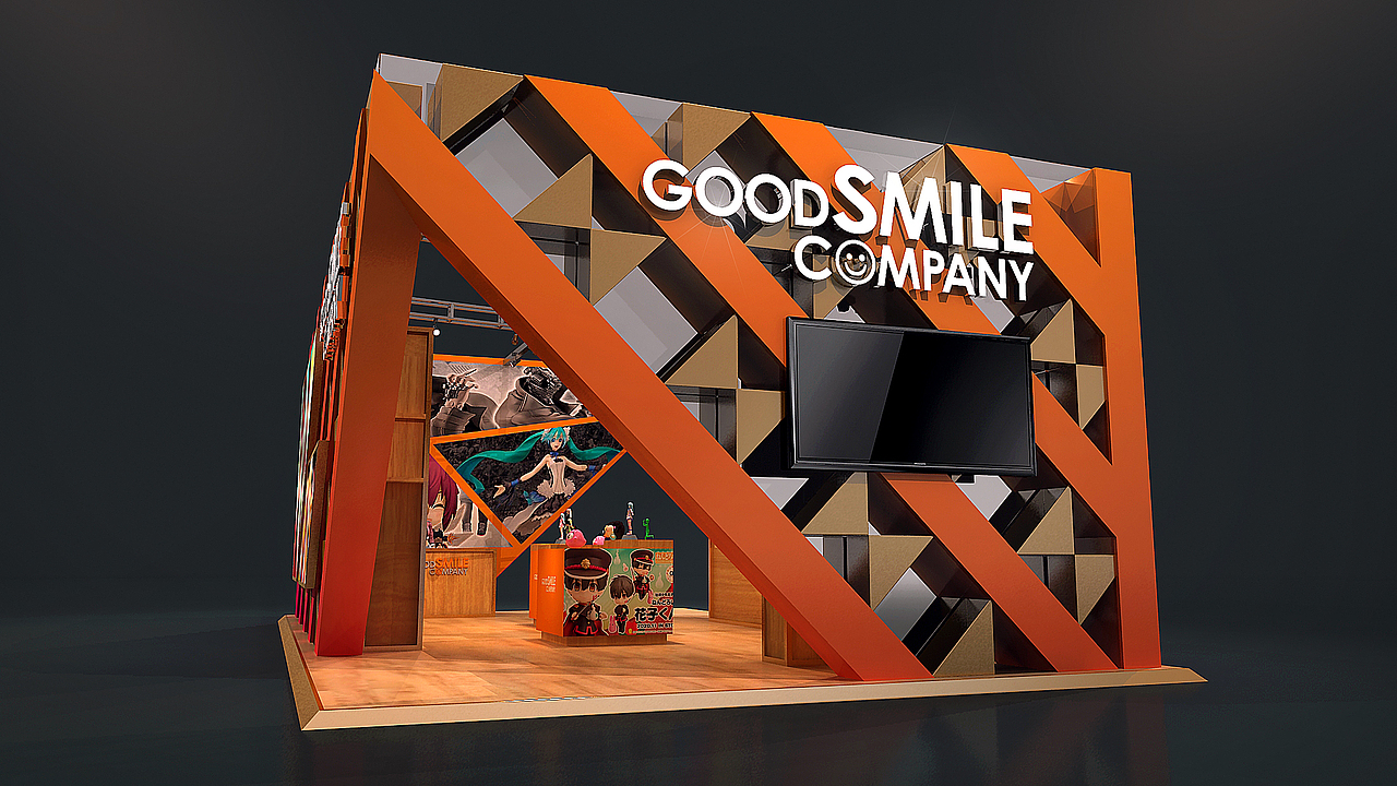 GOOD SMILE展台设计（图ZMjE4NDk5NjA0） - 展陈设计 - 站酷设计师设计师龙旭原创素材 - 站酷ZCOOL