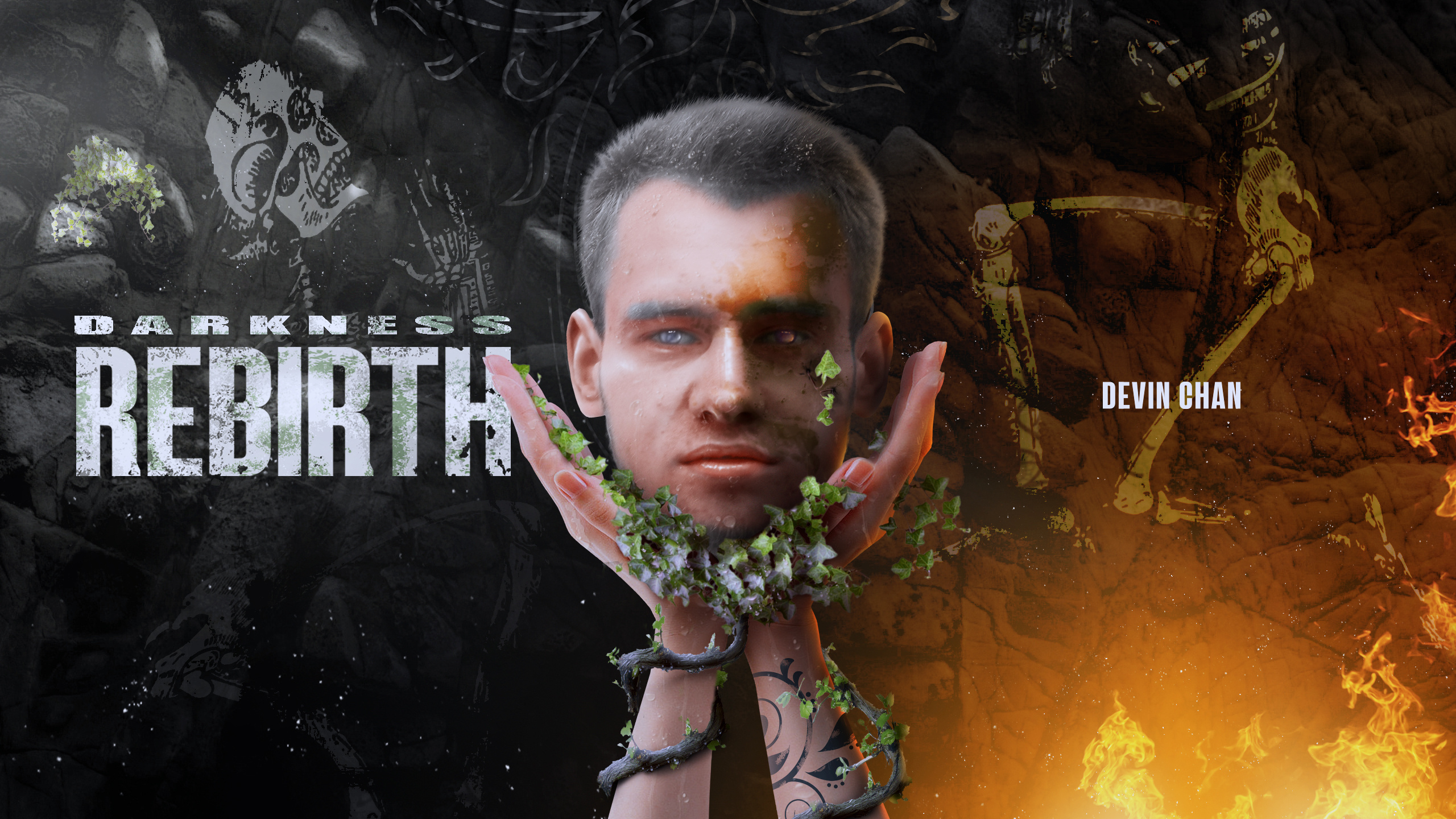 ps合成作品-《新生》