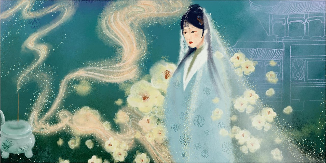 十二金钗正册插画（图ZMzA0NjI2ODA0） - 商业插画 - 站酷设计师南佳LJY原创素材 - 站酷ZCOOL
