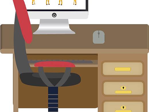 办公桌（个人主页-ZNDUxMDU0MDg=） - 艺术插画 - 站酷设计师六位数原创素材 - 站酷ZCOOL