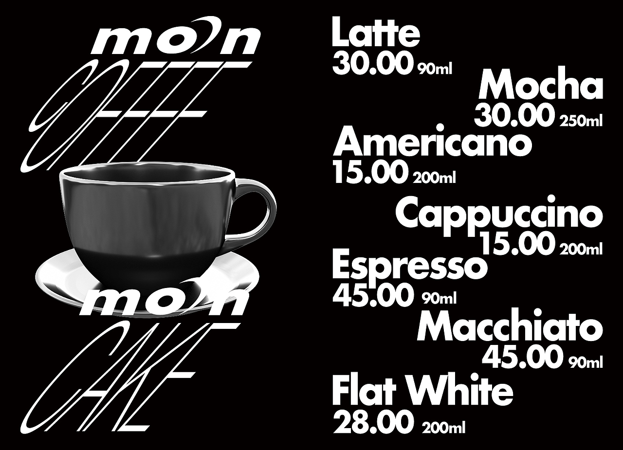 MOON COFFEE&CAKE LAB 未来功能主义 咖啡实验室（图ZMjEwODkwOTQ4） - 品牌 - 站酷设计师HOOOLYDESIGN原创素材 - 站酷ZCOOL