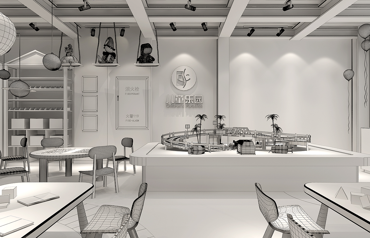 石景山儿童乐园空间设计（图ZMTEyMDIyOTIw） - 家装设计 - 站酷设计师魔方BoX原创素材 - 站酷ZCOOL