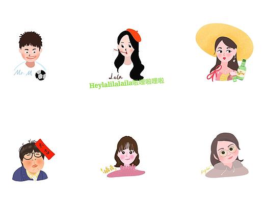 【似颜绘】头像&动图设计（个人主页-ZMzU4OTc5NDg=） - 商业插画 - 站酷设计师啦啦大王LALA原创素材 - 站酷ZCOOL