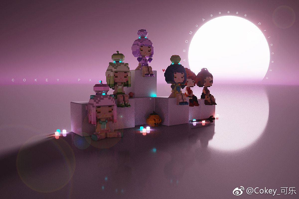 来自AROMuAaaaaa 的可爱暴击（图ZMTM1MDIwMzIw） - 像素画 - 站酷设计师MELETEworks原创素材 - 站酷ZCOOL