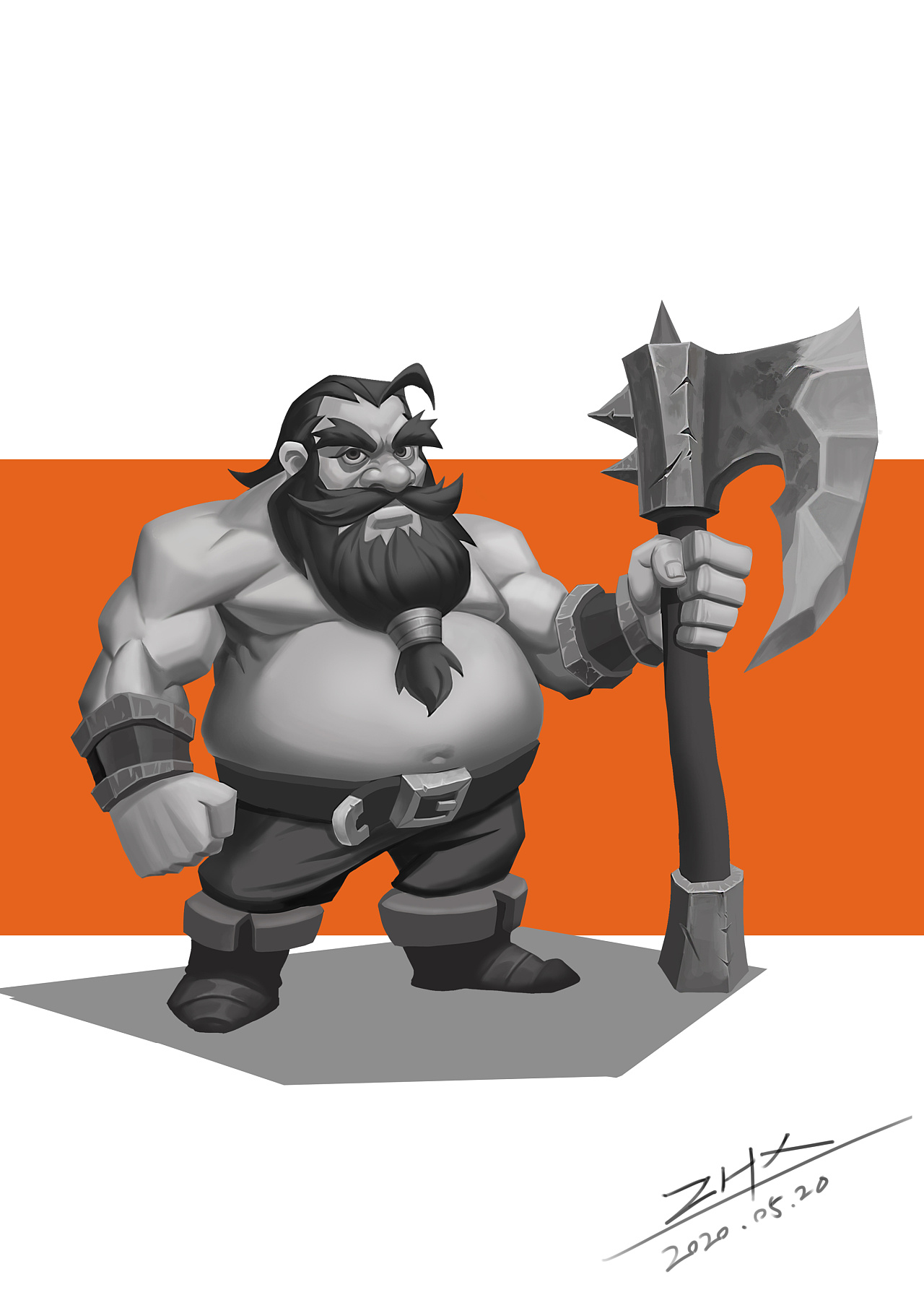 欧美卡通风角色|插画|游戏原画|金笔尖cg工作室 - 原创作品 - 站酷