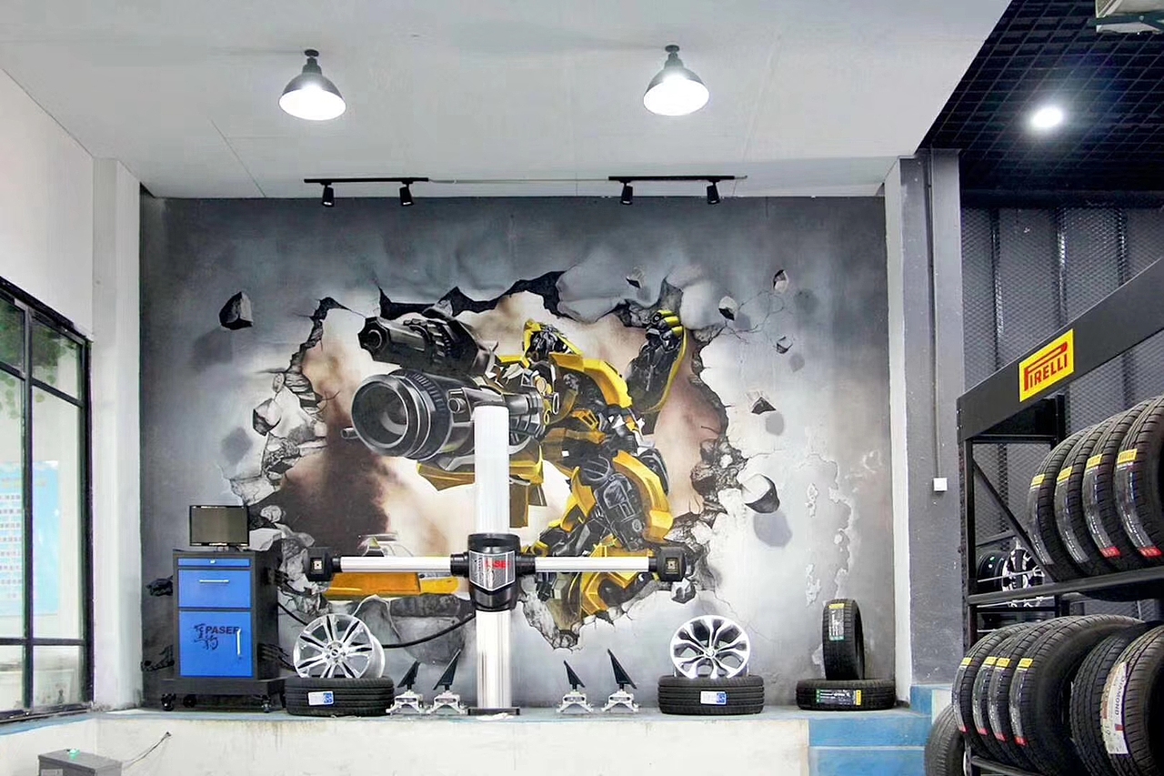 室内3D立体墙绘