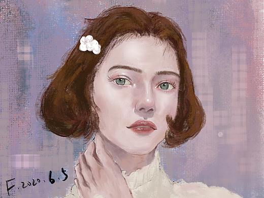 板绘头像插画练习