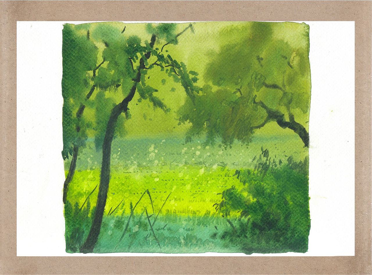 『画本系列』-我的第45本画本-绿色狂想曲主题习作（图ZMzUyNDk3MTA4） - 绘画 - 站酷设计师画画的陈一丘原创素材 - 站酷ZCOOL