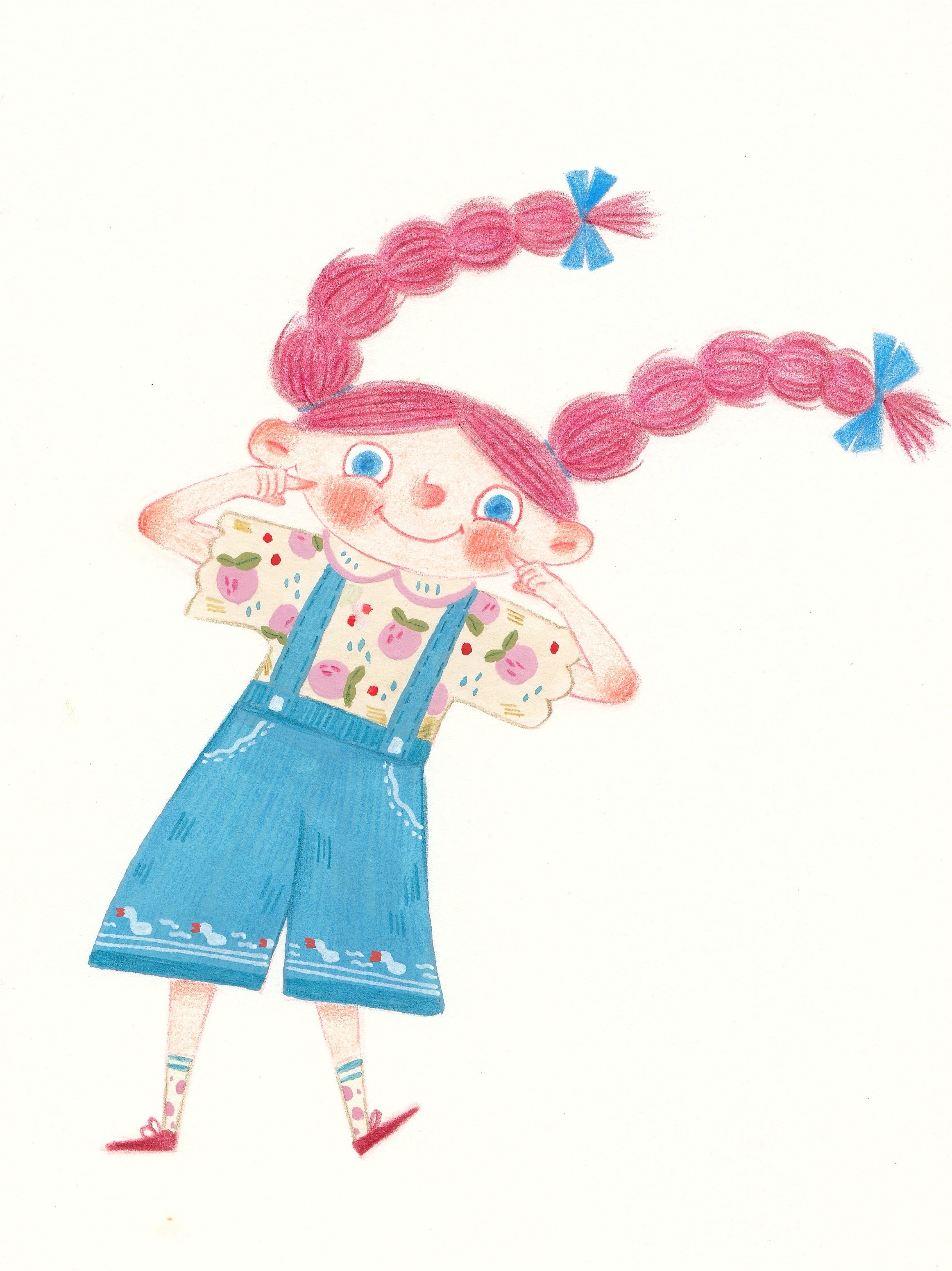 儿插| 彩铅人物|插画|儿童插画|晓晓krency - 原创作品 - 站酷 (zcool