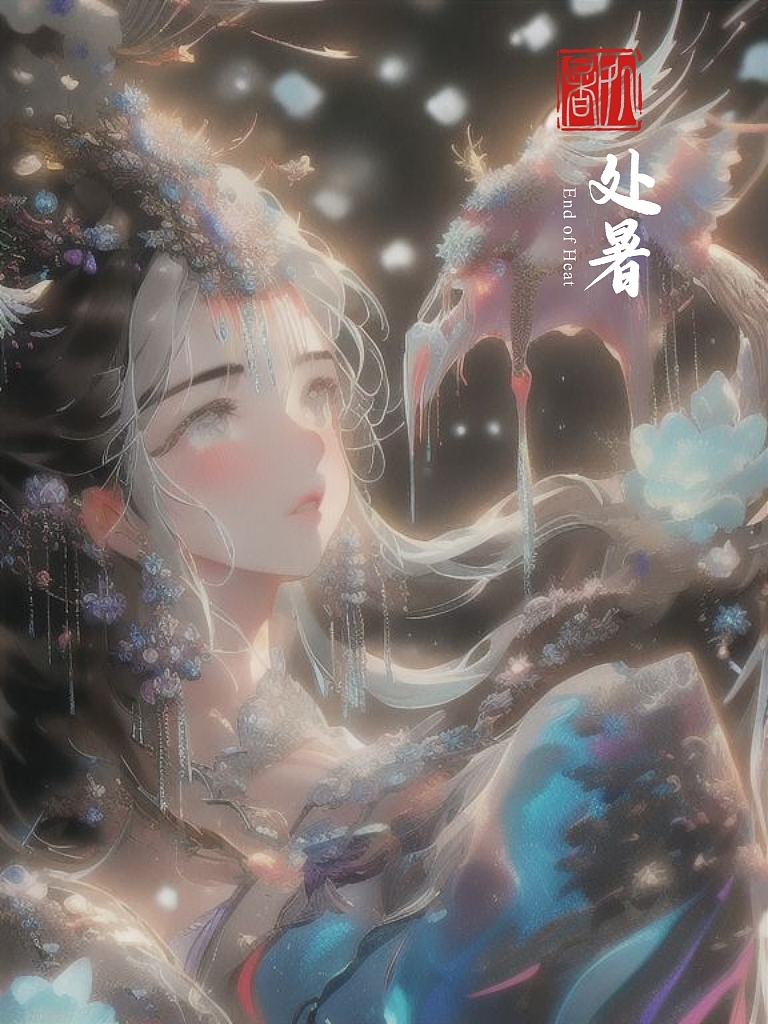 二十四节气水晶人壁纸/插画【古风动漫之拟人美少女】
