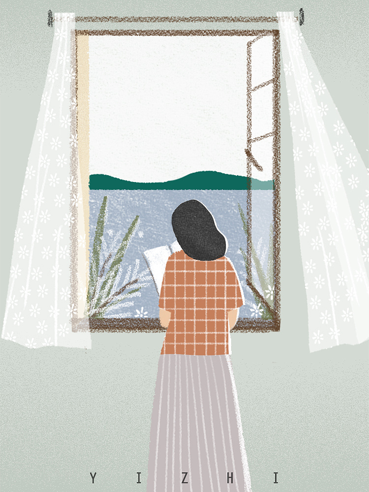 笔记:达利的画里,最喜欢《站在窗边的女孩
