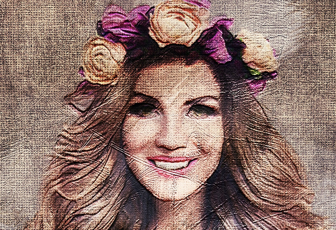 逼真的油画效果PS动作