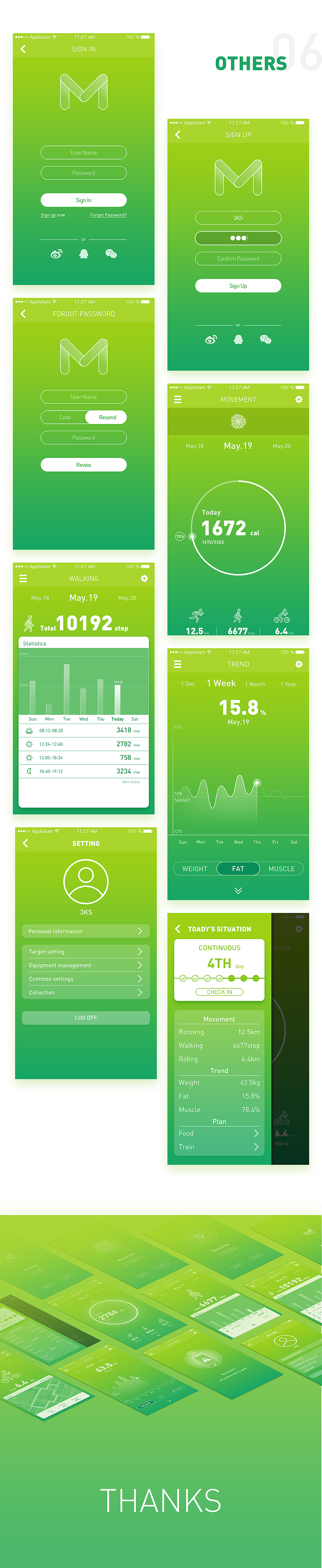 健康运动MOVEapp-数据可视化练习（图ZOTY2OTEyNDg=） - APP界面 - 站酷设计师空空的铺子原创素材 - 站酷ZCOOL