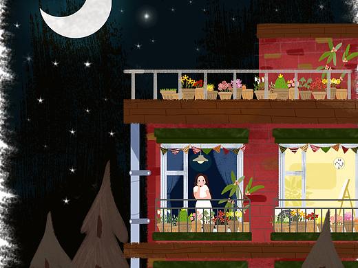 夏夜（个人主页-ZMjc0ODkzNTY=） - 创作习作 - 站酷设计师肉肉圆原创素材 - 站酷ZCOOL