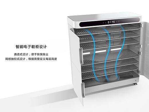 模块化智能电子鞋柜设计