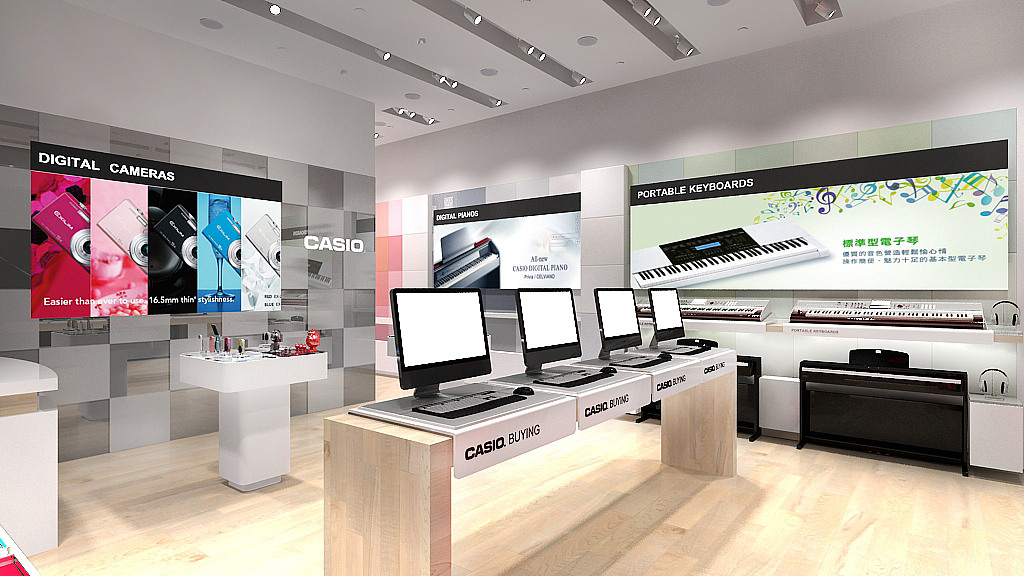 CASIO retail（图ZMTgwNDA5MTI=） - 展陈设计 - 站酷设计师jeson1900原创素材 - 站酷ZCOOL