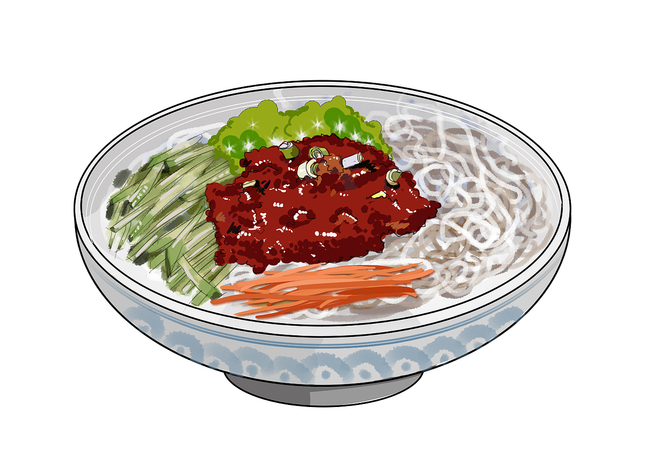 手绘北京吃货地图系列