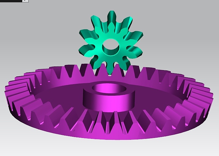 伞齿锥齿行星齿设计_定制与静音齿轮箱设计