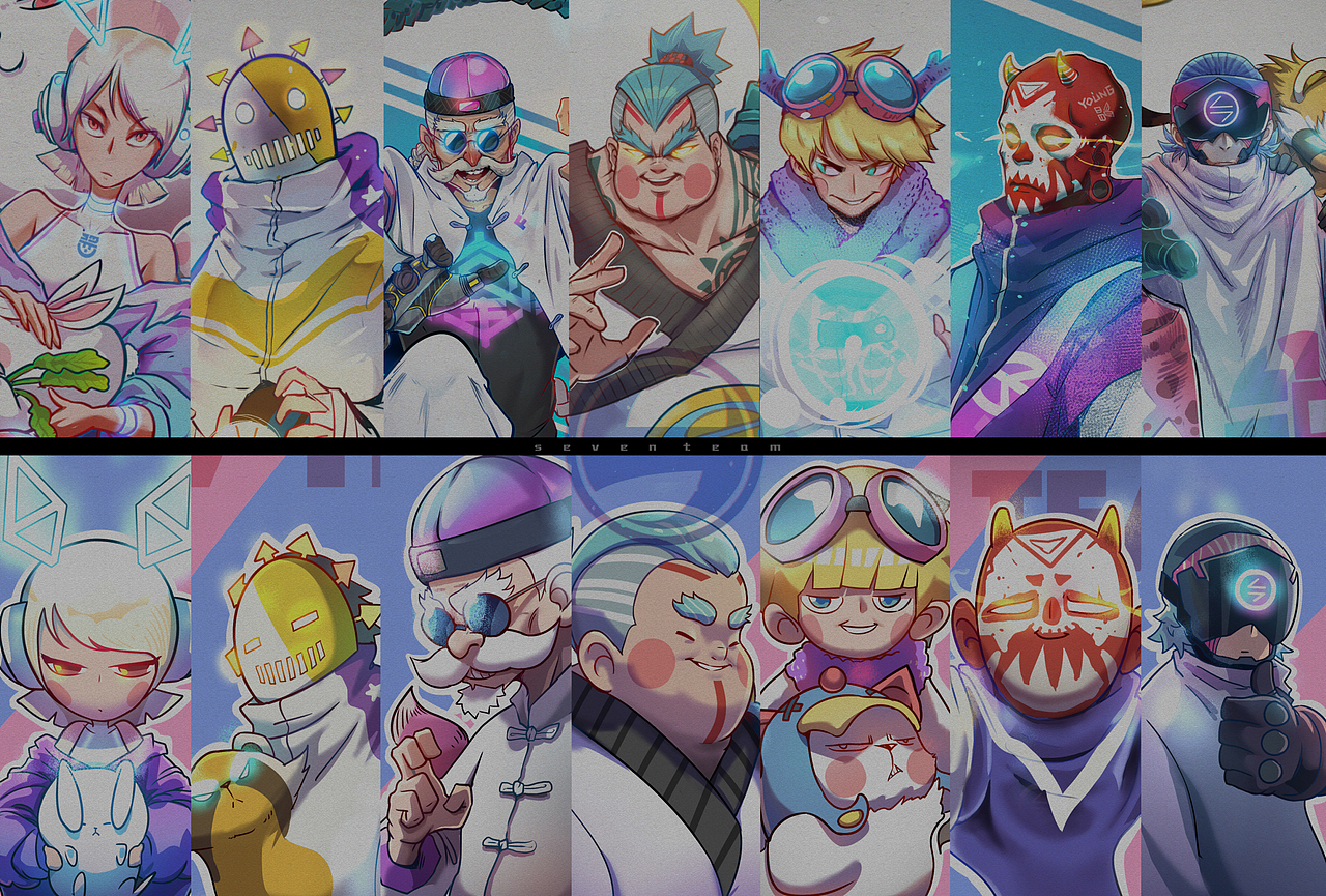 PLAYER SELECT(图ZMjQ5NTQxMTI4) - 创作习作 - 站酷设计师YOUNGIKE原创素材 - 站酷ZCOOL