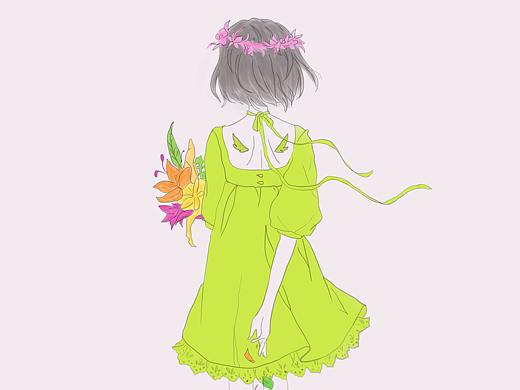 临摹线稿+颜色填充（个人主页-ZNDQ5NzE0MDg=） - 创作习作 - 站酷设计师凉乆原创素材 - 站酷ZCOOL
