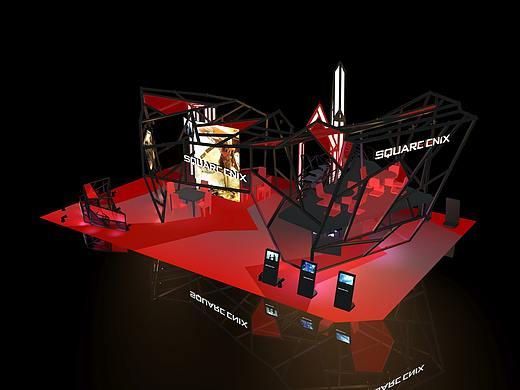 square enix展台设计