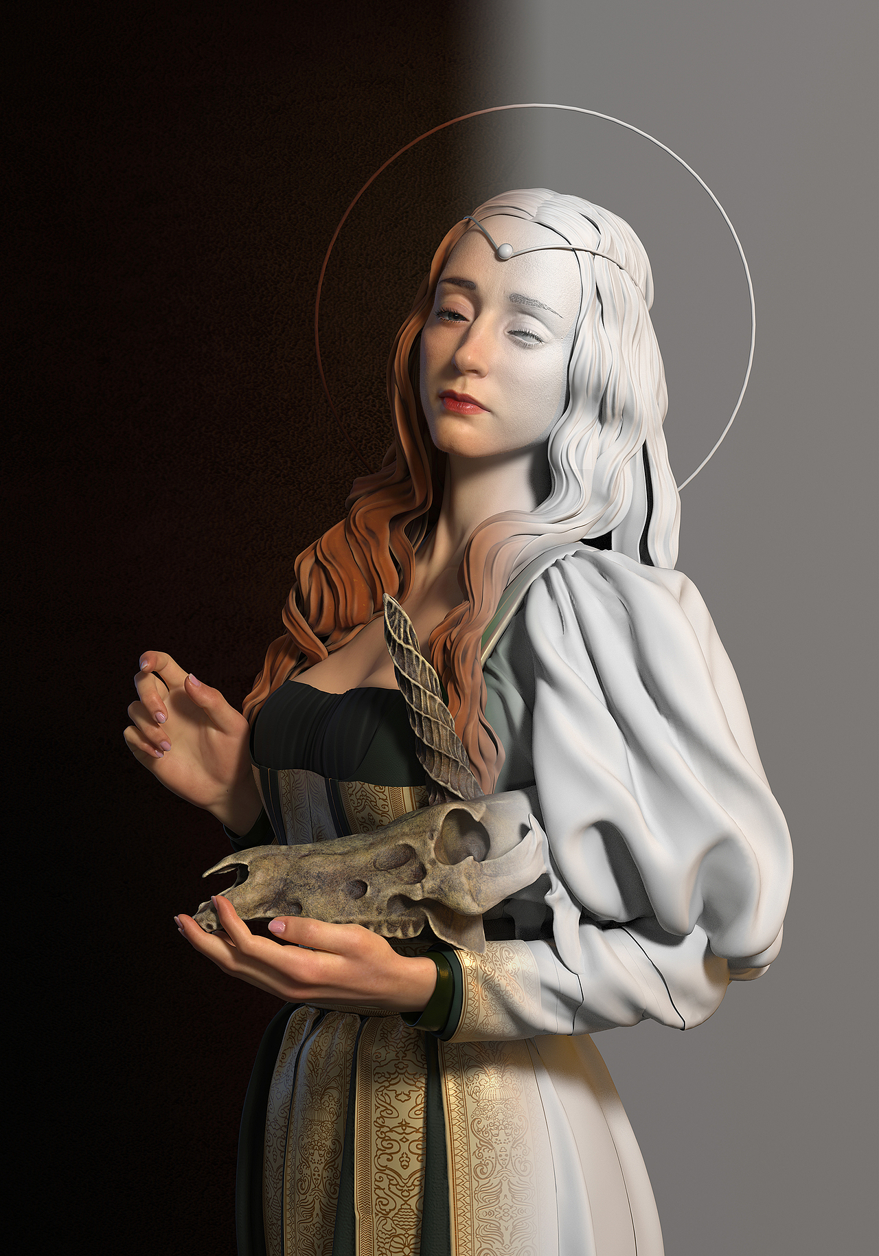 圣女|三维|人物/生物|高伟spikegao_原创作品-站酷zcool