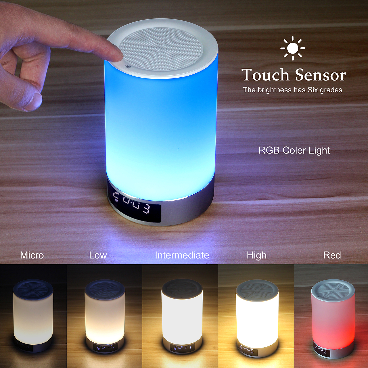 七彩灯光音箱 产品摄影 PS精修图 3D建模渲染 电商美工 亚马逊 天猫 京东