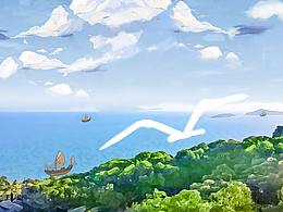 航海插画