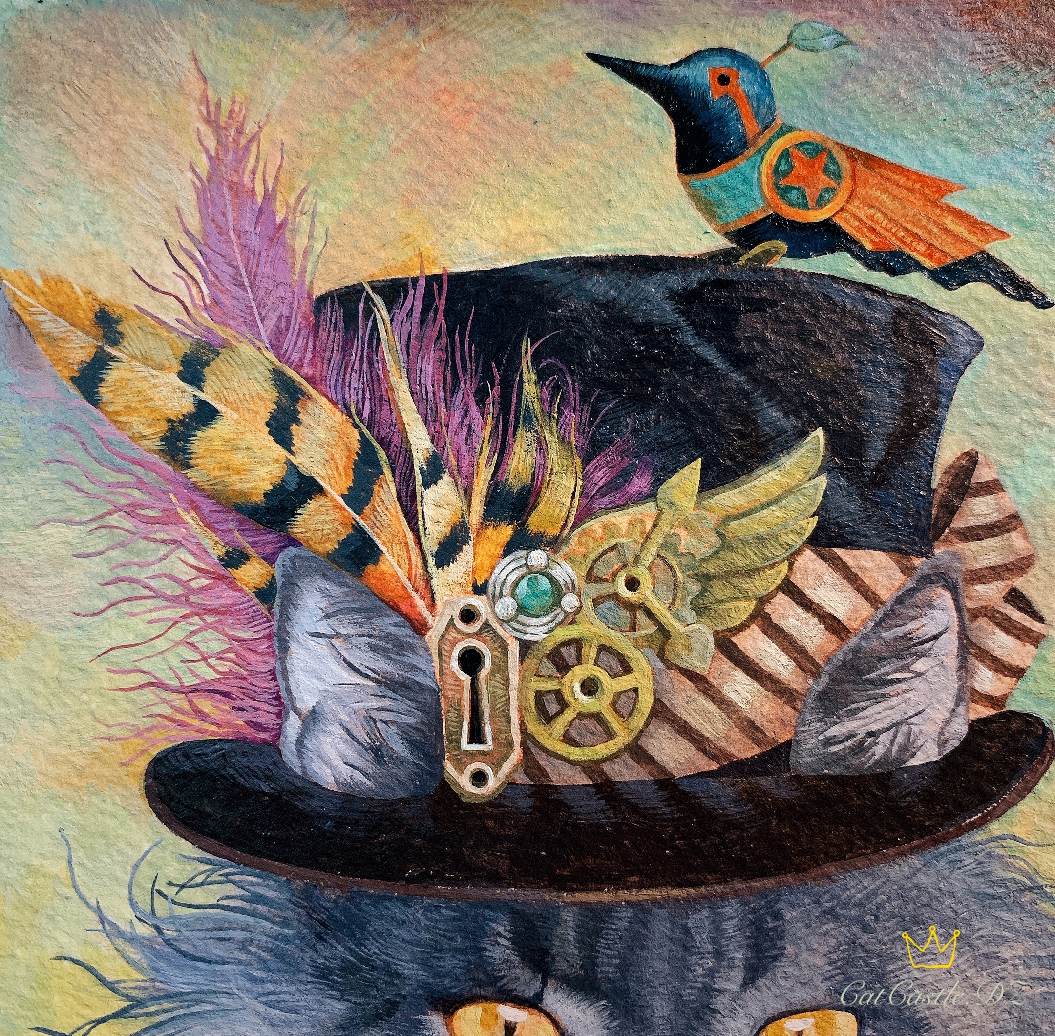 灵羽朋克缅因猫