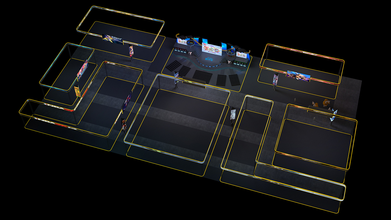 【TGC2015】 主视觉+舞台设计（图ZMzcxNTU5Mjg=） - 场景 - 站酷设计师amusedart原创素材 - 站酷ZCOOL