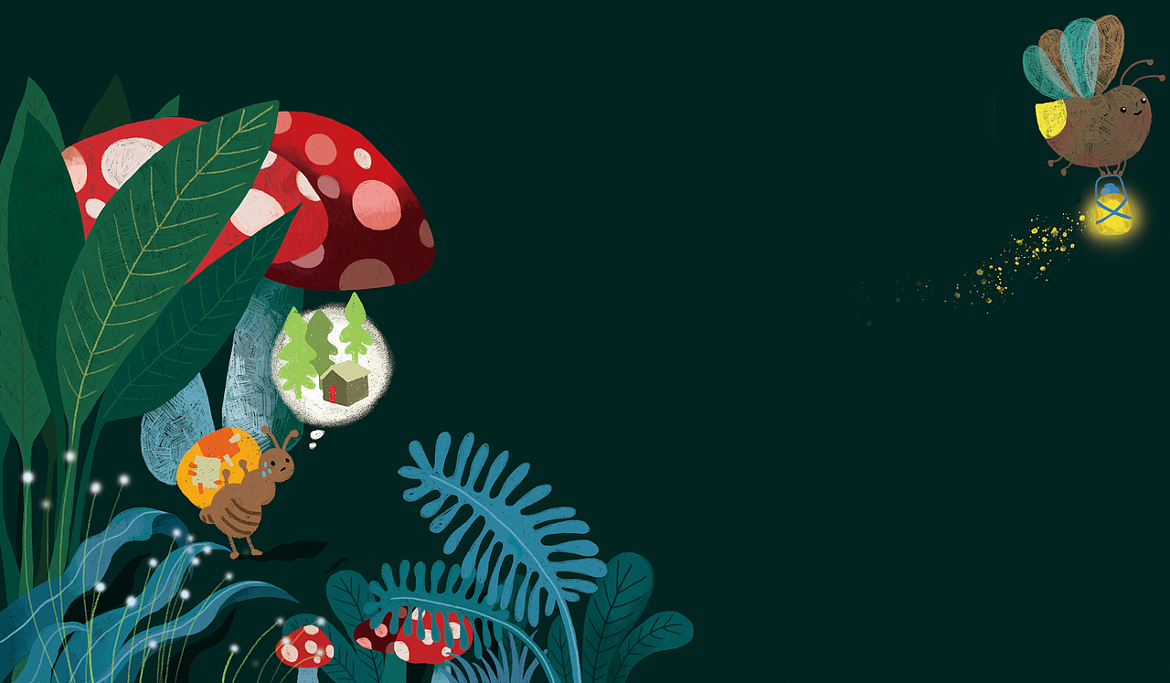 《小狗的小房子》儿童图书插画（已出版）