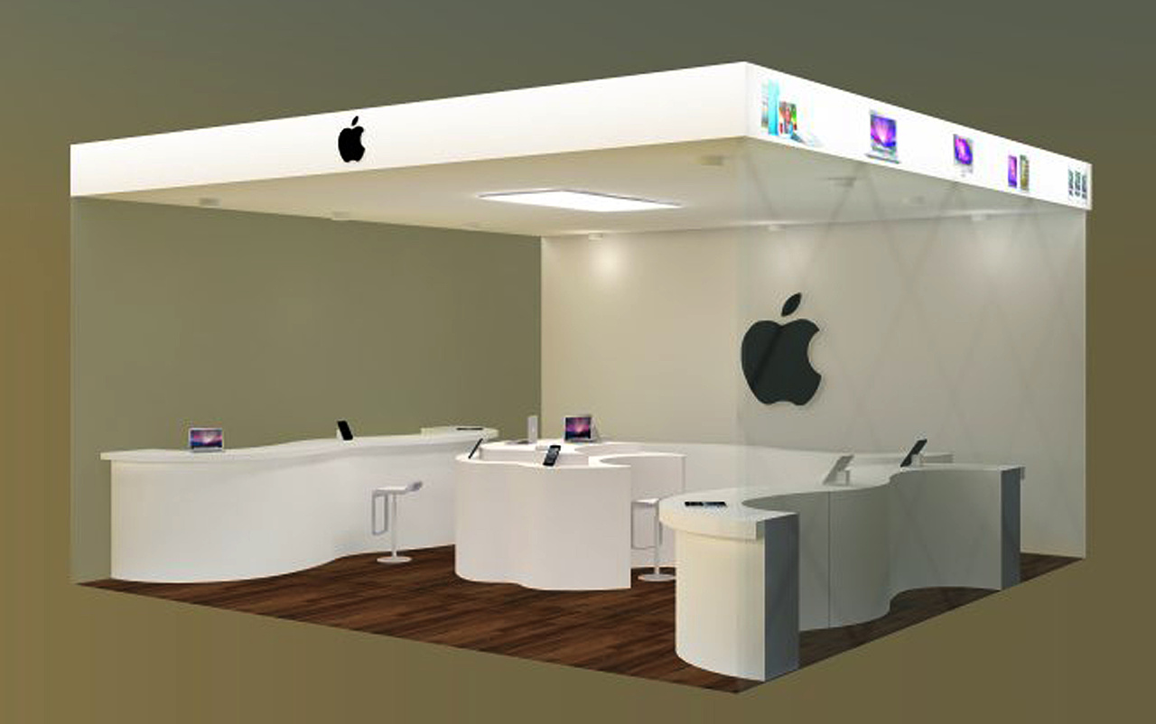 苹果品牌展台设计 - 原创作品 - 站酷(zcool)