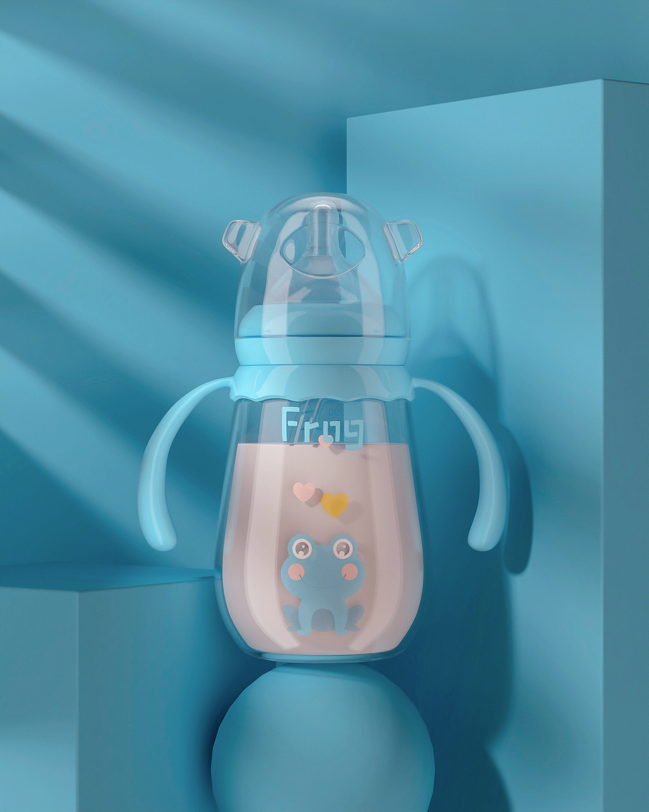 儿童学饮杯 建模-渲染（C4D+Corona渲染器（图ZMjYxNjQ1ODQ4） - 电商 - 站酷设计师Relevabor原创素材 - 站酷ZCOOL