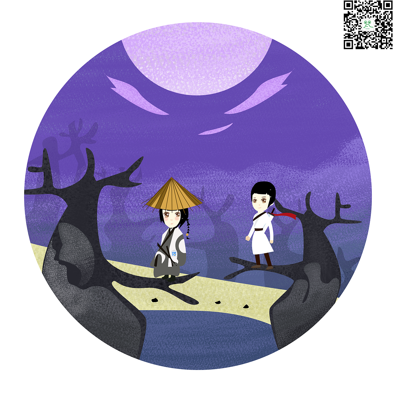 武侠风唯美插画（图ZNzQ1ODMzMjA=） - 创作习作 - 站酷设计师另类设计原创素材 - 站酷ZCOOL