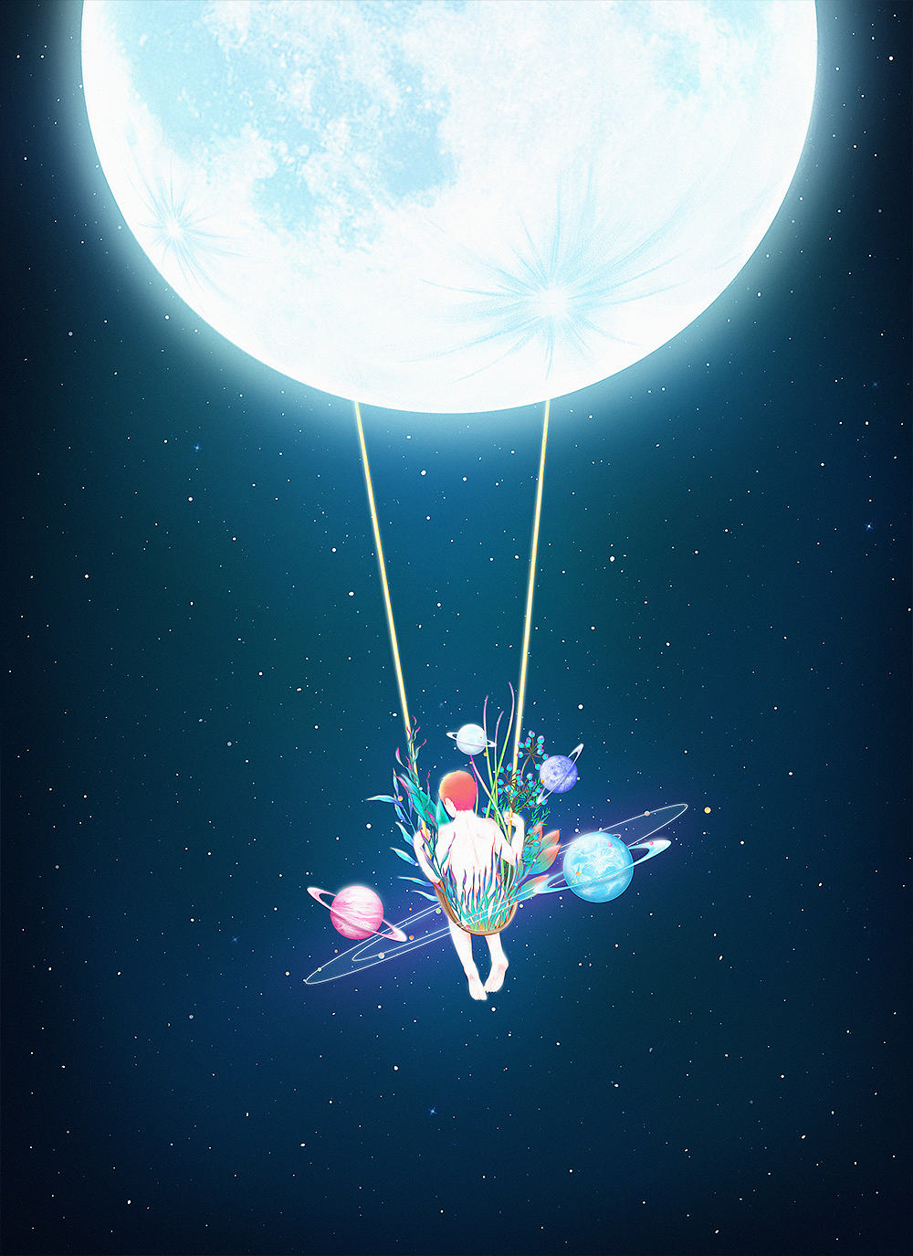 《繁花落梦》(图ZMTAzNTA0NTQw) - 商业插画 - 站酷设计师南国夏原创素材 - 站酷ZCOOL