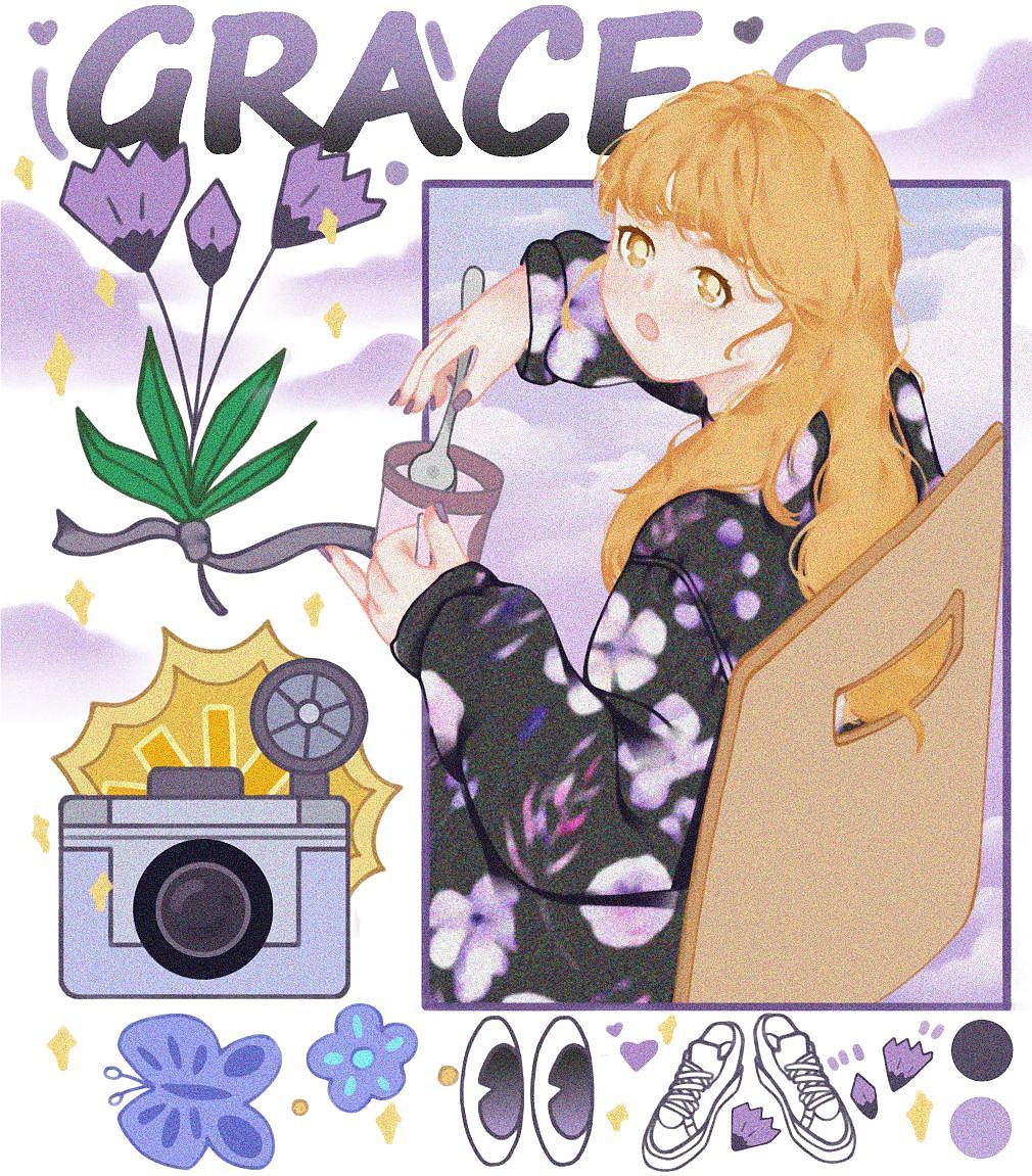 女孩儿系列作品（图ZMzE3NTMzMDk2） - 艺术插画 - 站酷设计师山山吖原创素材 - 站酷ZCOOL