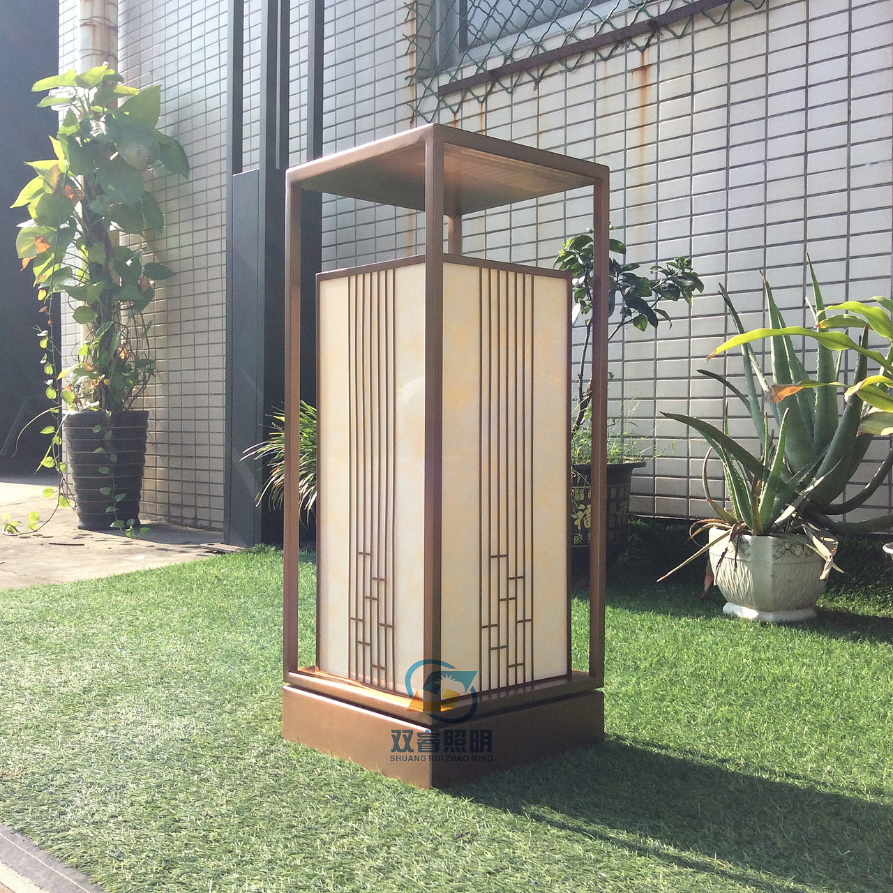 紫铜中式不锈钢景观草坪灯