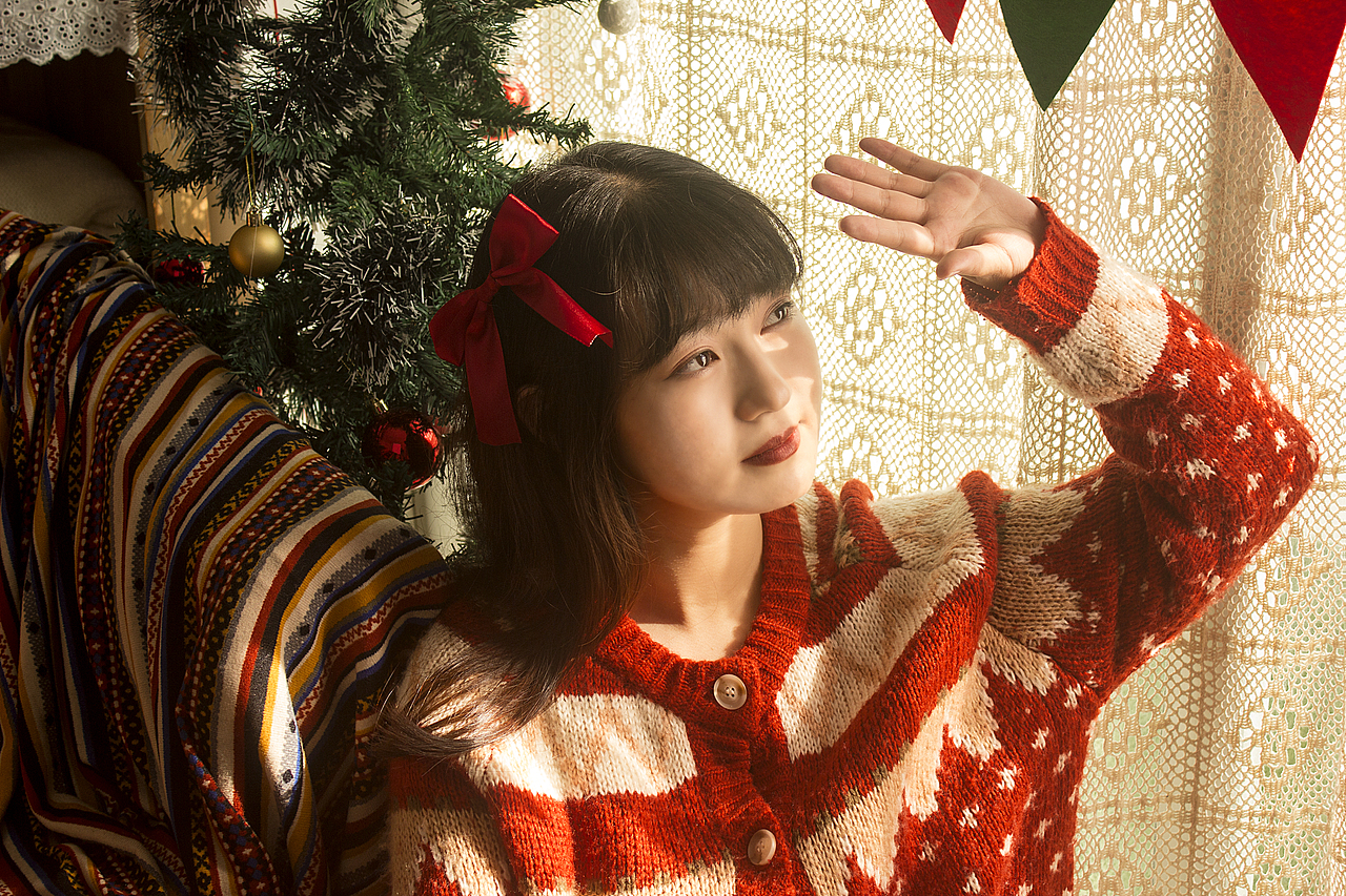 《圣诞树上的麋鹿》