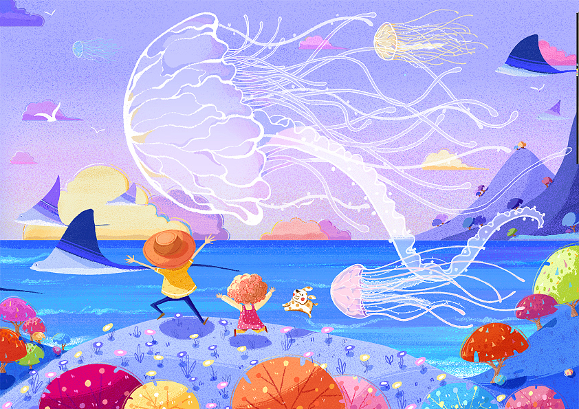 追寻（图ZMjY5MjQwMzky） - 儿童插画 - 站酷设计师QING青qing原创素材 - 站酷ZCOOL