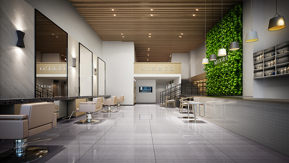 成都美容沙龙店装修设计|四川泰宇装饰公司