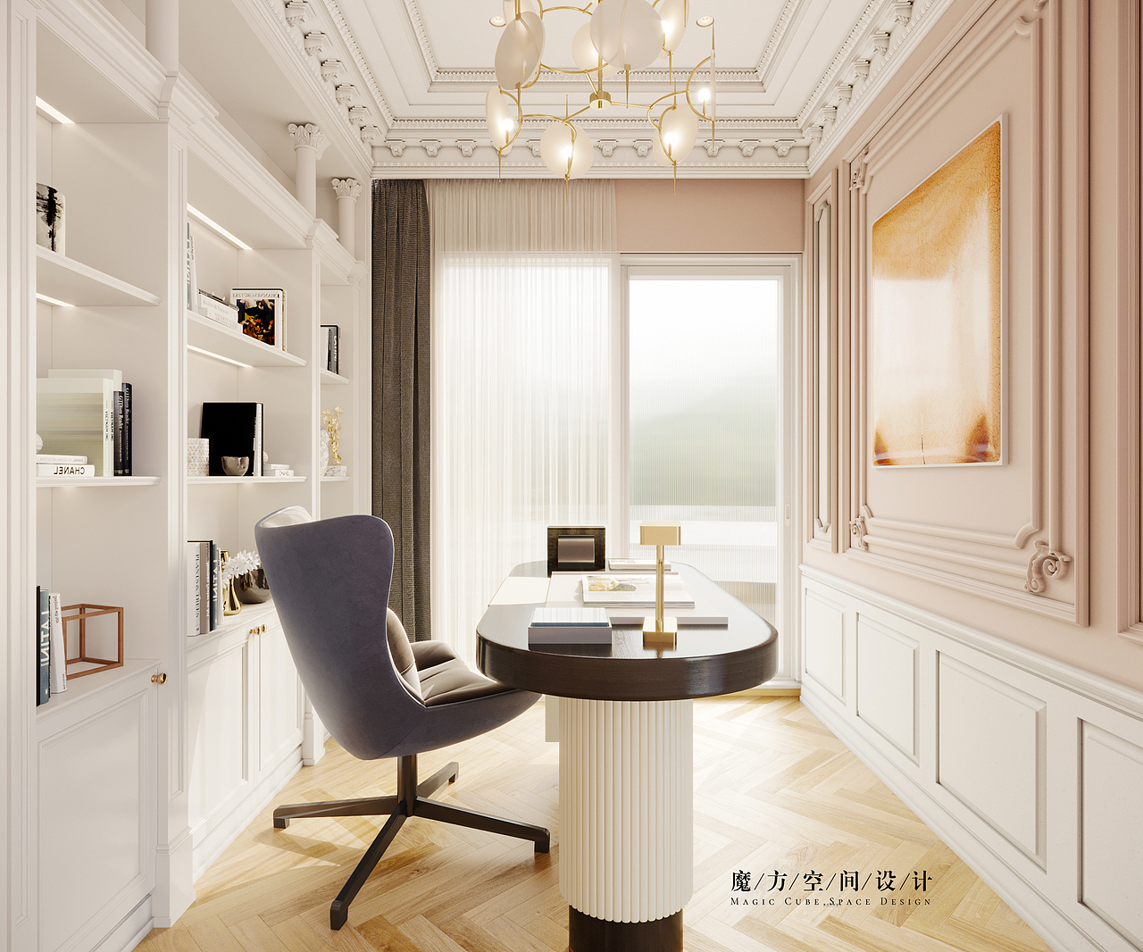 【魔方】法式轻奢•贵州遵义别墅项目（图ZMjE2NzMxOTQ0） - 家装设计 - 站酷设计师魔方空间设计原创素材 - 站酷ZCOOL