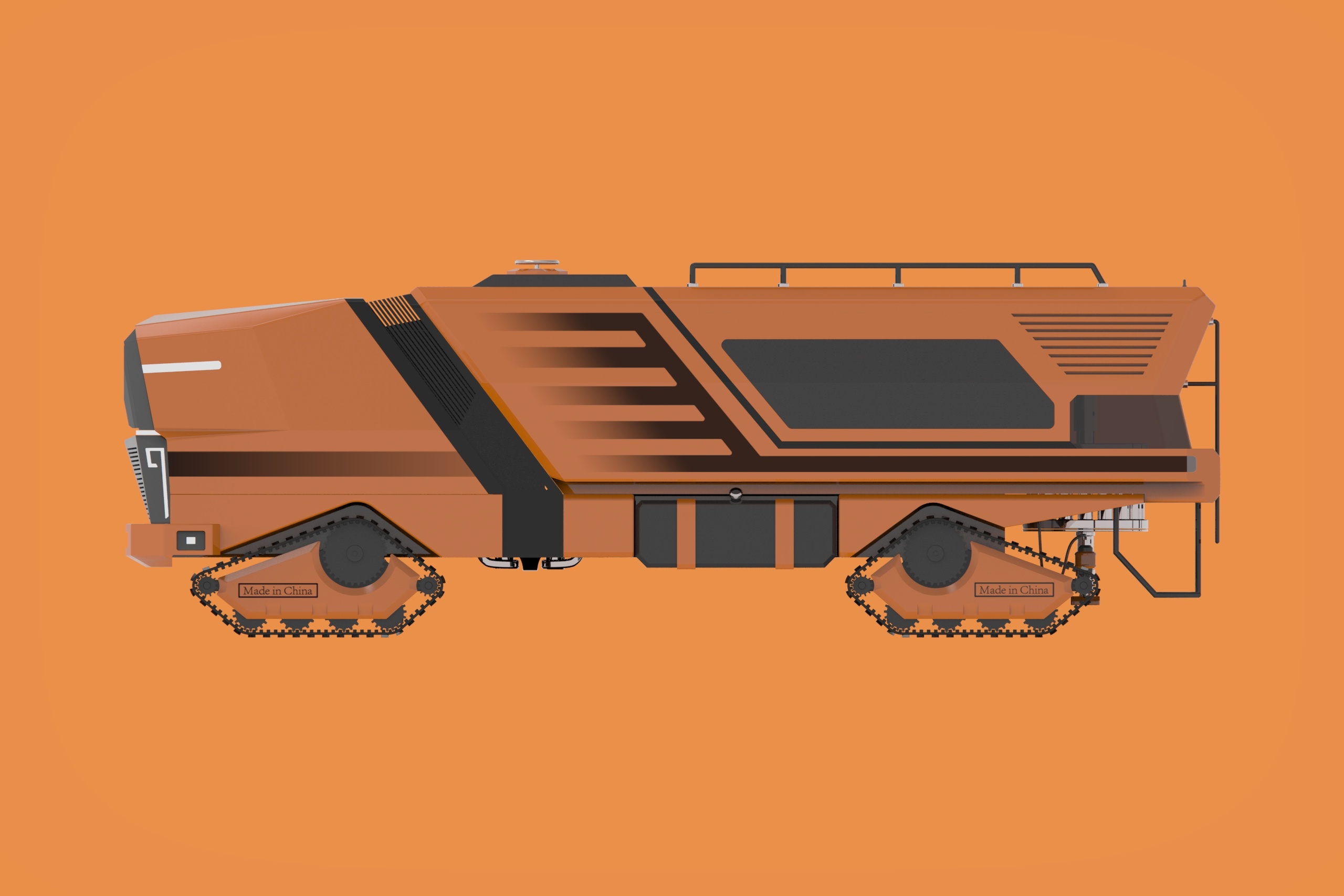 全自动沙漠种树机