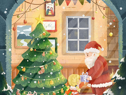 原创圣诞节🎄插画