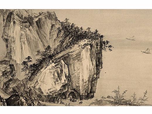 临《溪山清远图》（个人主页-ZMjcxNjU3MDA=） - 绘画 - 站酷设计师木上鱼原创素材 - 站酷ZCOOL