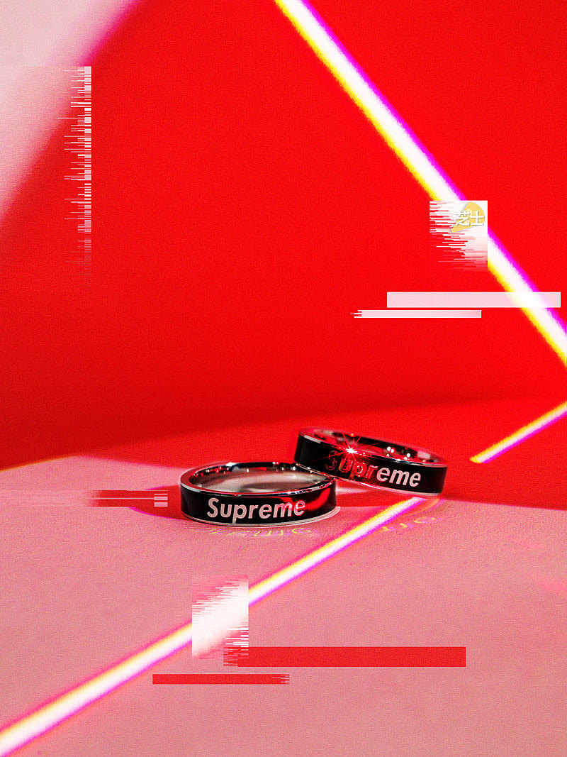 【珠宝摄影】supreme戒指故障风红黑炫酷抖音色彩分离（图ZMjQ4MTU2Mjg0） - 产品摄影 - 站酷设计师双倍芝士dc原创素材 - 站酷ZCOOL