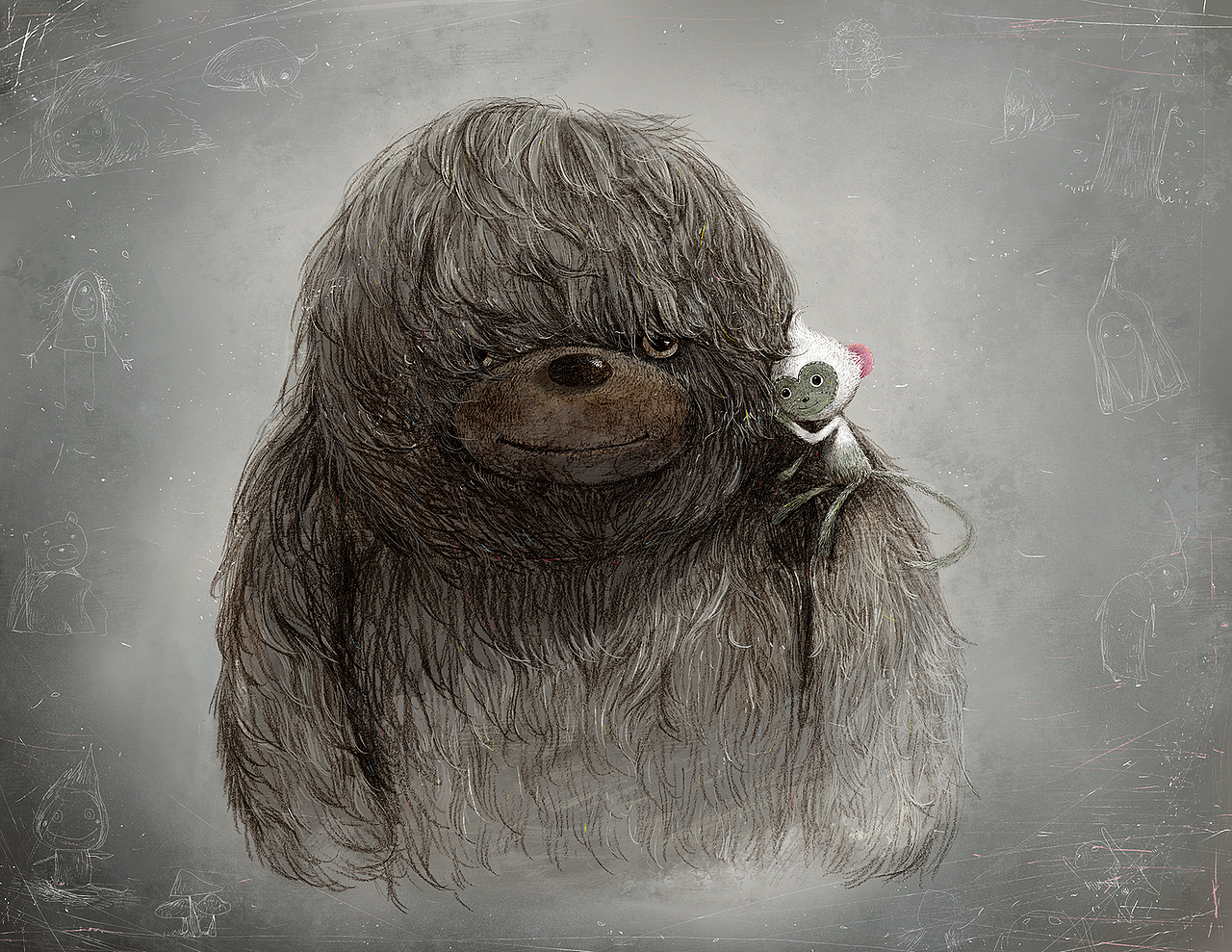 小白快跑（作者： 也毛，三乖）（图ZMTMyMTQ2Nzcy） - 绘本 - 站酷设计师也毛原创素材 - 站酷ZCOOL