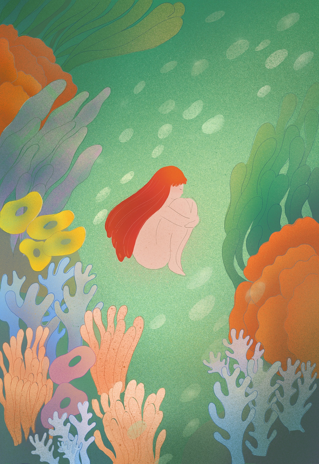 《lost》|插画|商业插画|秋秋白 - 原创作品 - 站酷 (zcool)